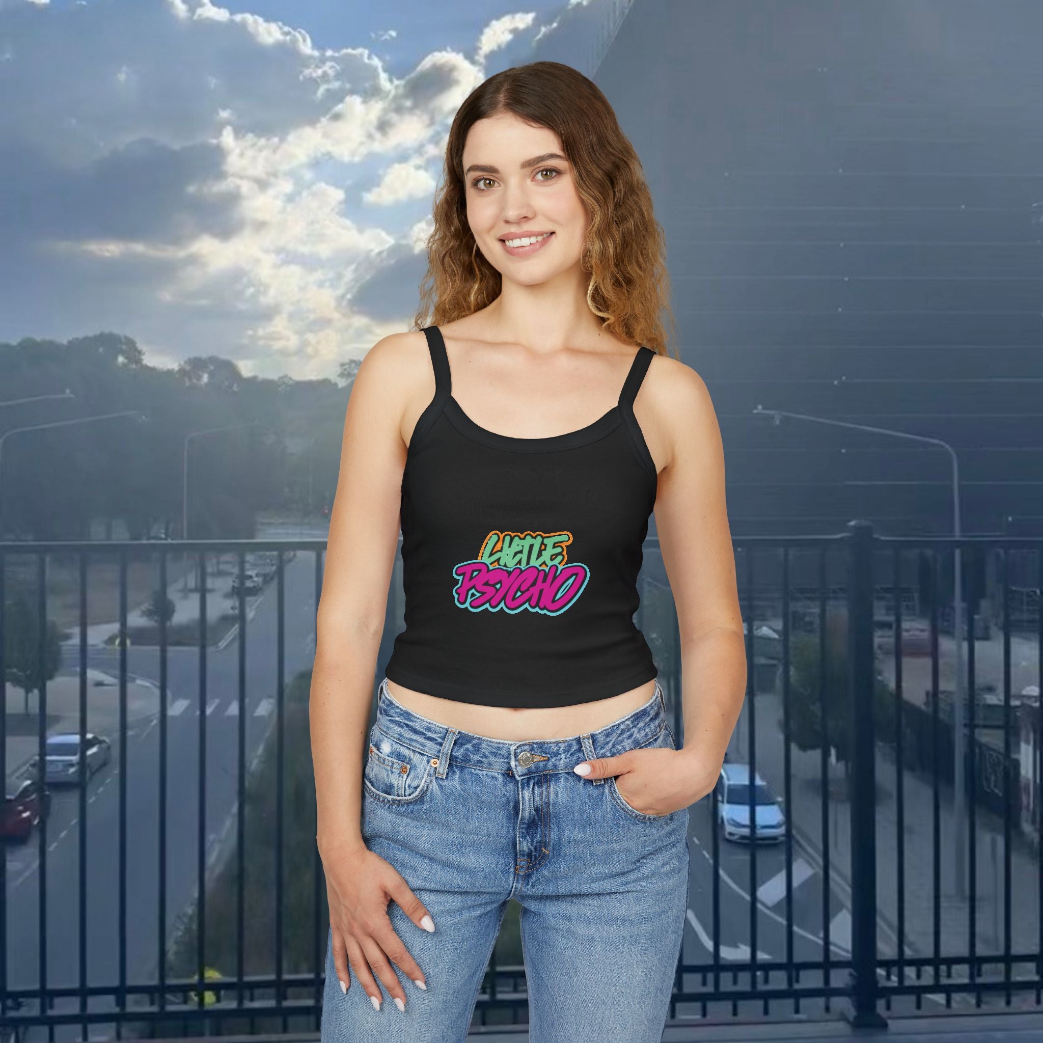 Little Psycho Cropped Tank