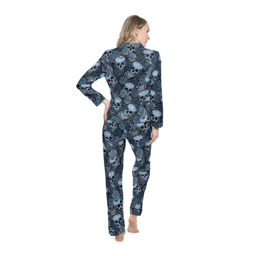 Beauty In Bones Satin PJ Set