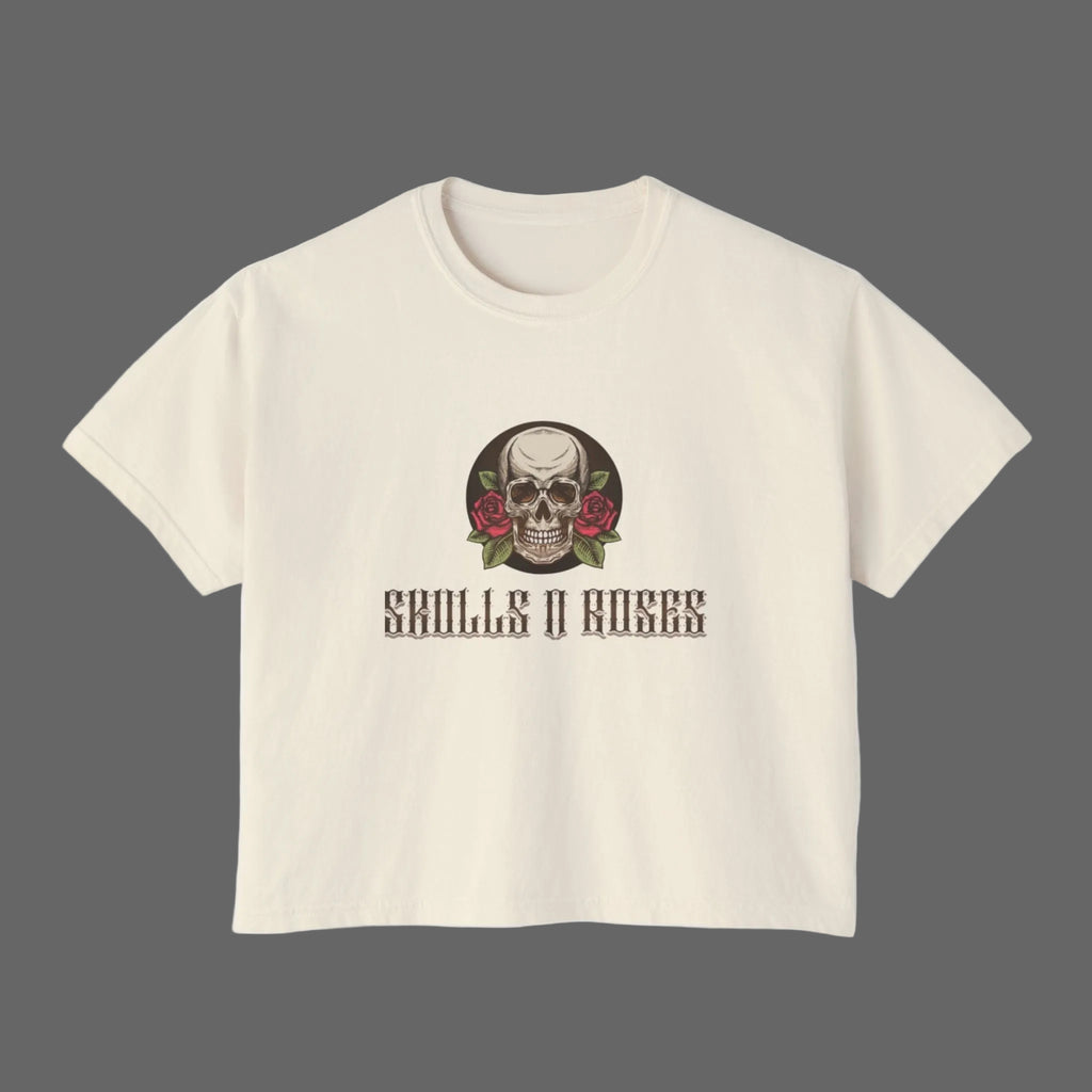Skulls & Roses Boxy Tee