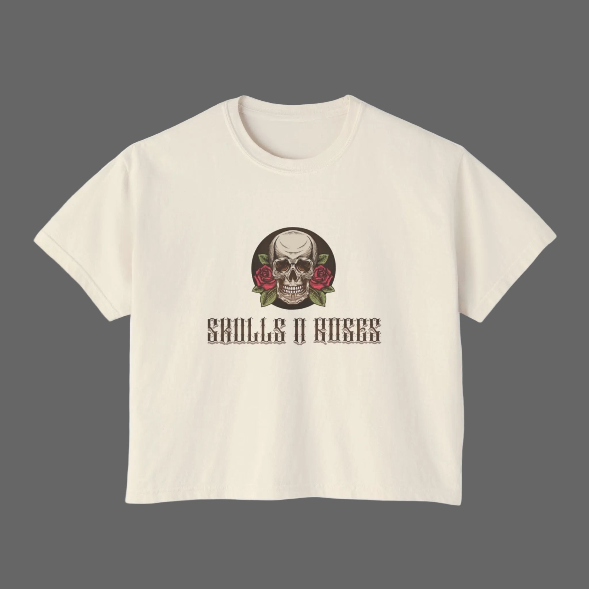 Skulls & Roses Boxy Tee