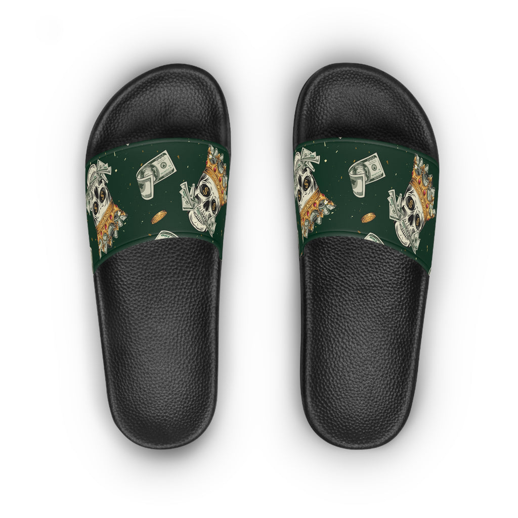 Money Skull Slides - Street Rich Edition