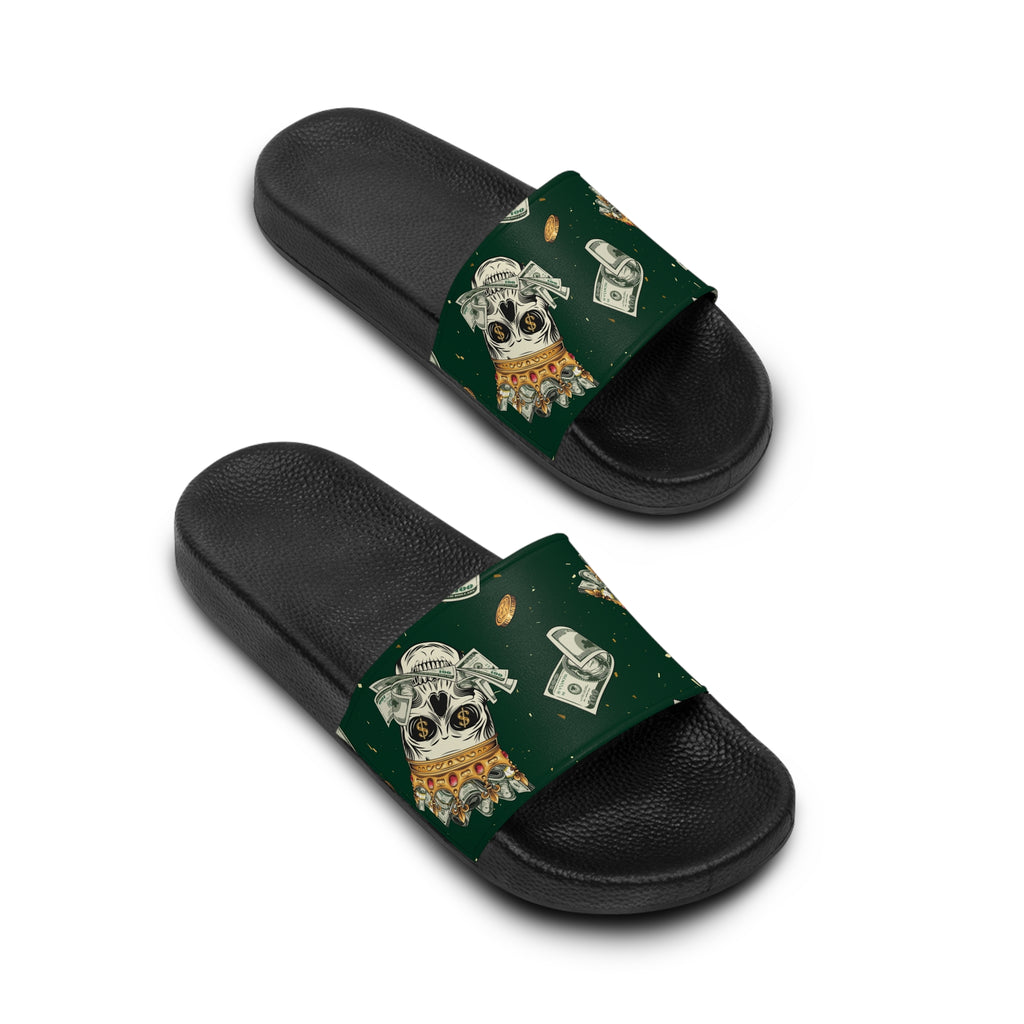 Money Skull Slides - Street Rich Edition
